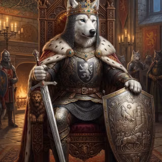 Arctic Wolf King