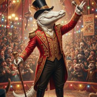 Ringmaster White Crocodile
