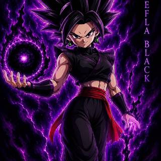 Kefla black 4k HD, kale black and caulifla black fusion wallpaper