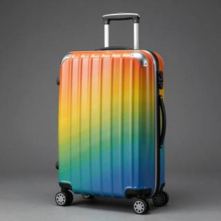  rainbow suitcase