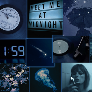 Taylor Swift MIDNIGHTS Aesthetic Wallpaper