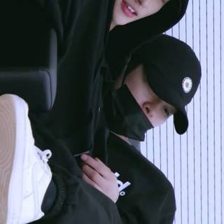bangchan and hyunjin from stray kids 