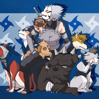 kakachi and he's dogs