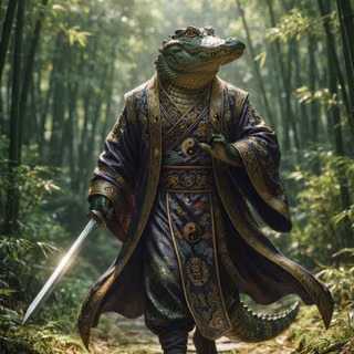 Kung Fu Master Alligator