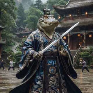 Kung Fu Master Crocodile