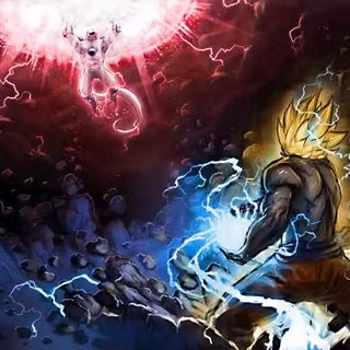 Goku super saiyan vs Frieza final form 4k HD dragon ball z wallpaper/desktop 