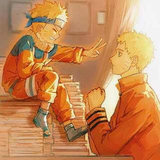 Naruto remembering when he was a child