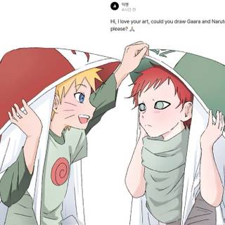 Naruto and  Gara