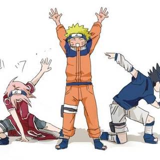 Everyone pointed at Naruto as if he were the chosen one.