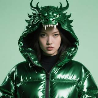 Dragon Hoodie Girl