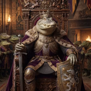 White Alligator King