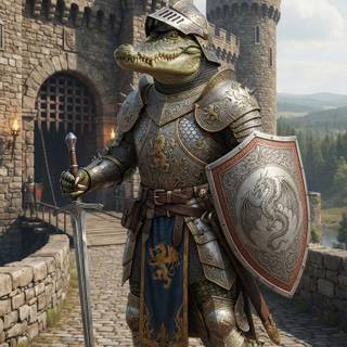 Sir Knight Crocodile