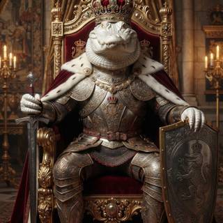 White Crocodile King