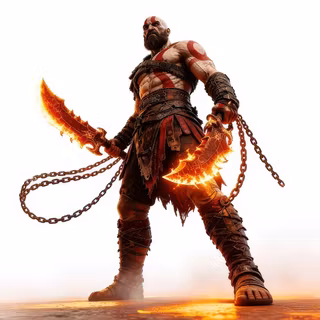 Kratos Warrior Battle Pose 2026