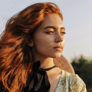 Redhead Girl Portrait