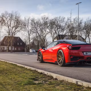Red Prior Design Ferrari 458 Italia Widebody
