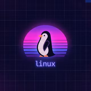 linux retro wallpaper