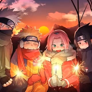 cute New year naruto wallpaper