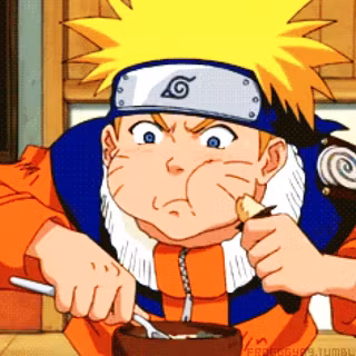 Naruto eating 