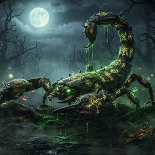 Ancient Halloween Scorpion
