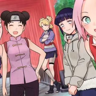 Temari, Ino, Sakura, Hinata & TenTen