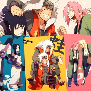 Naruto and Sasuke  and sakura 