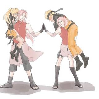 If Naruto were a woman and Sakura were a man