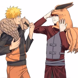 Garaa and Naruto