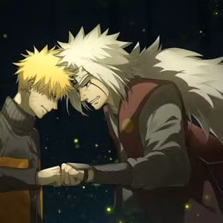 Naruto and Jiraiya