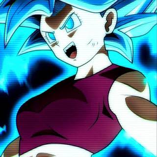 Kefla super Saiyan blue 4k HD wallpaper dragon ball super 