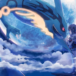Higana & Rayquaza 4K (3840x2160)