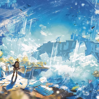 Tears of the Kingdom wallpaper painting (1920x1080)