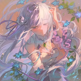 Emilia Looking at You Re:Zero HD Wallpaper