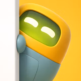 robot, character, cute