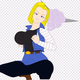 Ginyu body swap with Android 18 dragon ball z wallpaper 