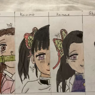 My draw in paper