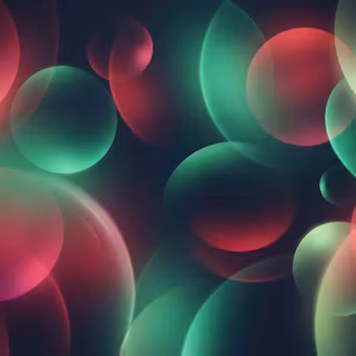 Bokeh Lights Red And Green