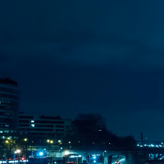 tunnel, road, night, city