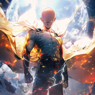 Saitama Unleashed: One-Punch Man 4K Ultra HD Anime Wallpaper | 7016x3946 | Wallpaper Abyss