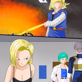 Ginyu body swap with Android 18 part 3 by carillakun on DeviantArt