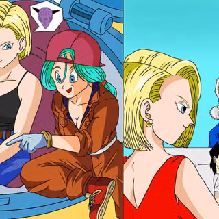 Ginyu body swap with Android 18 dragon ball z wallpaper 