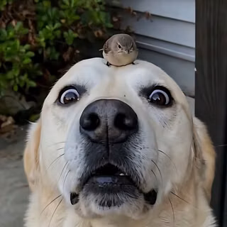 dog, bird, animal