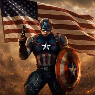 Captain America Breaking The Fourth Wall