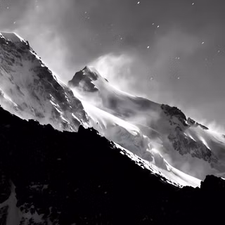 moutain, snow