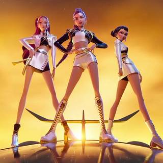 rumi mira zoey golden wallpaper...