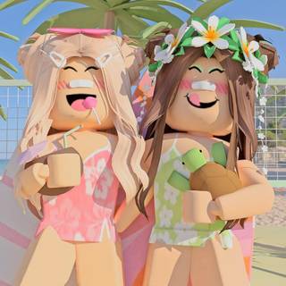 preppy Roblox Girls in hwaii
