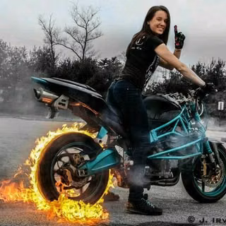 Wheels on fire!