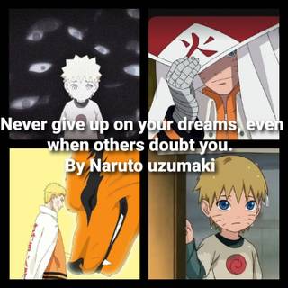 Naruto's words wear