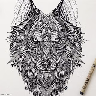 Dezenho do Lobo