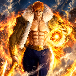 Escanor a Furia Nanatsu no Taizai